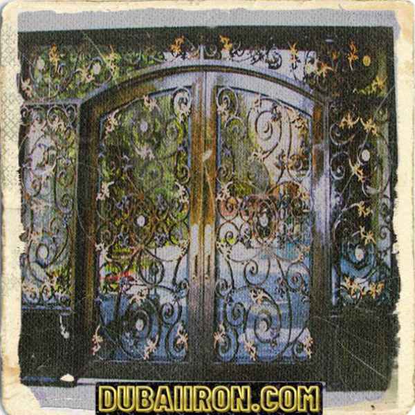 UAE Wrought Iron villa door, Dubai Abu Dhabi Sharjah