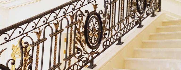 uae wrought iron staircase