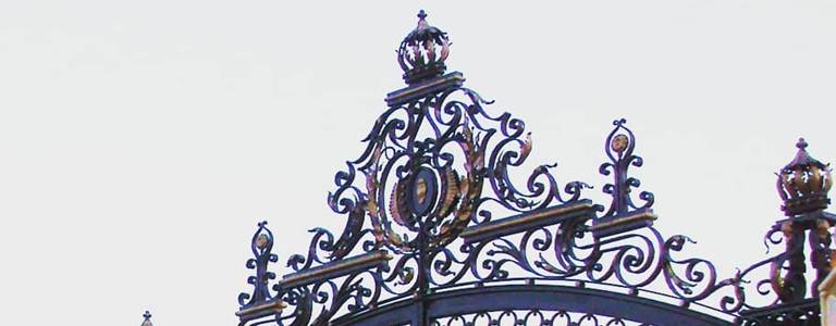 uae wrought iron steel gate