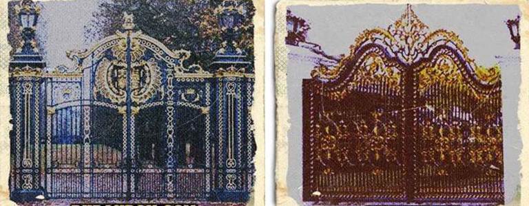 UAE Wrought Iron villa door